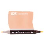 caneta marcador ponta dupla marker dual salmon pink caneta marcador ponta dupla marker dual salmon pink