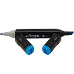 caneta marcador ponta dupla marker dual indian blue caneta marcador ponta dupla marker dual indian blue