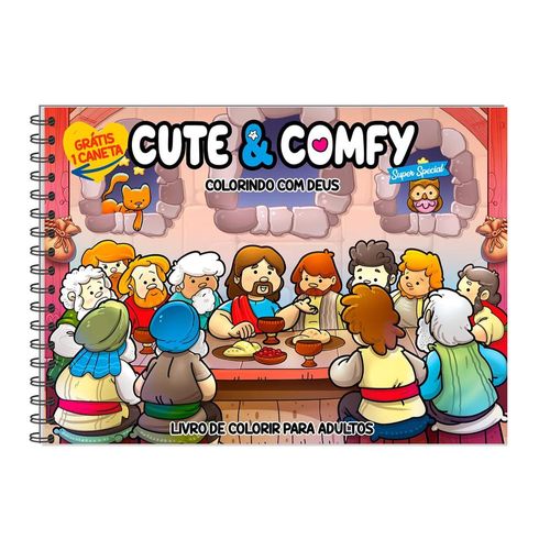cute & comfy super special edição 5 - colorindo com deus
