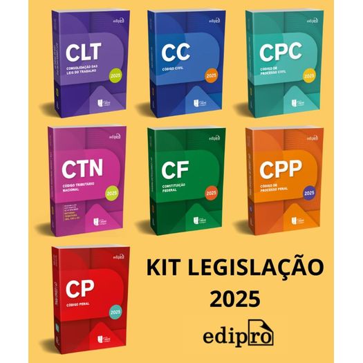kit coleção legislação 2025 kit coleção legislação 2025