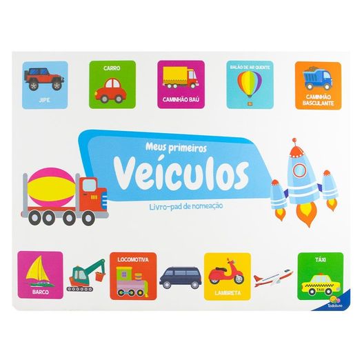 livro-pad de nomeação: meus primeiros veículos livro-pad de nomeação: meus primeiros veículos