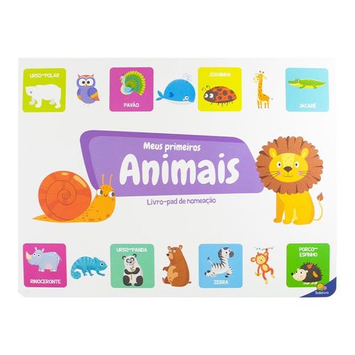 livro-pad de nomeação: meus primeiros animais