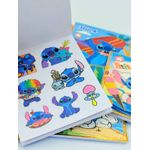 bloco adesivo stitch 12 folhas diversos modelos