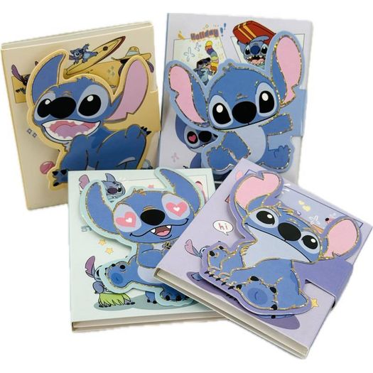 bloco adesivo stitch formato livro 60 folhas diversos modelos bloco adesivo stitch formato livro 60 folhas diversos modelos