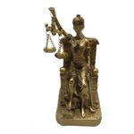 dama da justiça resina bronze 20cm dama da justiça resina bronze 20cm