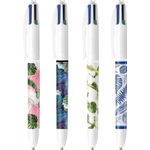 caneta esferográfica 4 cores 1.0mm flora caneta esferográfica 4 cores 1.0mm flora