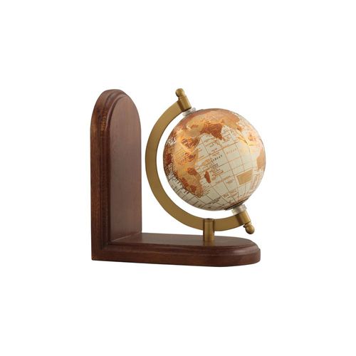 aparador de livro madeira globo off white