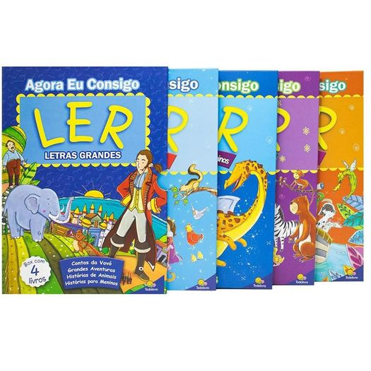 box agora eu consigo ler - azul box agora eu consigo ler - azul