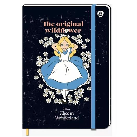 caderno de anotações brochura 96 folhas com elástico alice caderno de anotações brochura 96 folhas com elástico alice