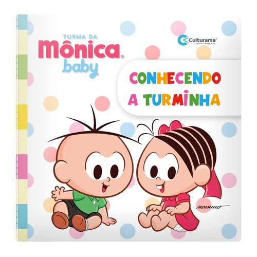 livro de pano turma da mônica baby - conhecendo a turminha