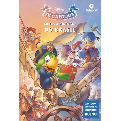 plural - zé carioca conta a história do brasil - hq disney