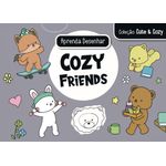 cozy friends - coleção cute & cozy - cinza