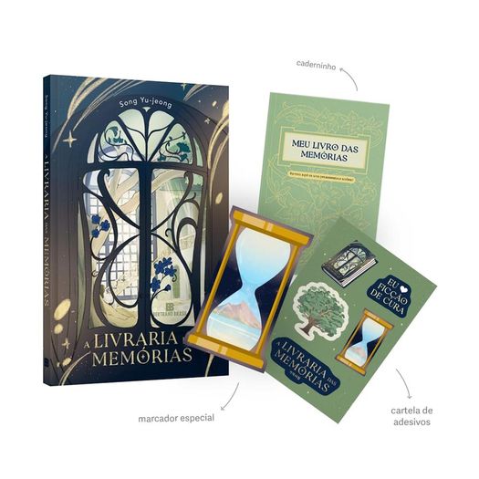 a livraria das memórias + brindes
