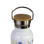 garrafa camp 600ml motivacional floral garrafa camp 600ml motivacional floral