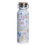 garrafa camp 600ml motivacional floral garrafa camp 600ml motivacional floral