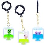 chaveiros minecraft - charms - just toys