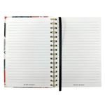 caderno de anotações espiral capa dura 120 folhas a5 magrana