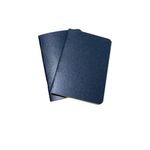 caderneta note azul metal p 30 folhas 9x13cm