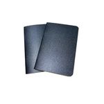 caderneta note preto metal p 30 folhas 9x13cm