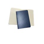 caderneta note azul metal p 30 folhas 9x13cm