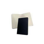 caderneta note preto metal p 30 folhas 9x13cm
