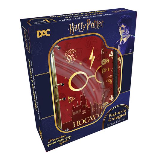 kit caixa criativa harry potter fichário e estojo kit caixa criativa harry potter fichário e estojo