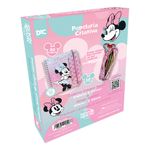 kit caixa criativa minnie caderno e estojo
