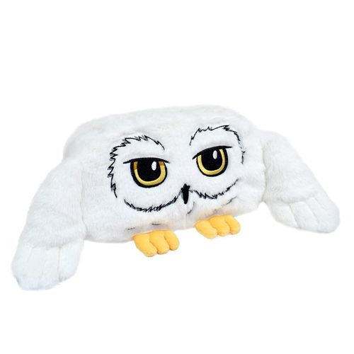 estojo fluffy pelúcia edwiges harry potter