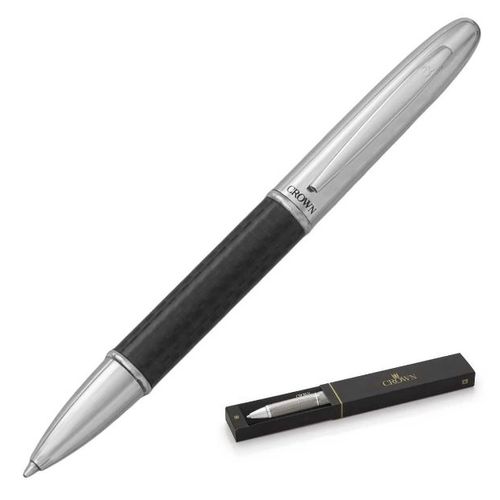 caneta esferográfica quebec preta crown