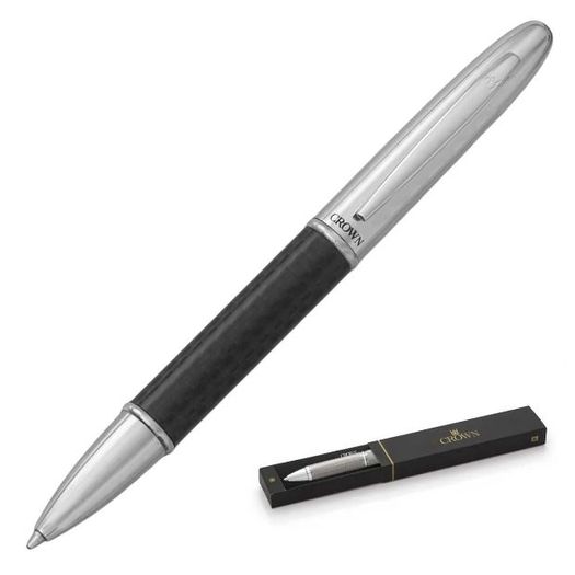 caneta-esferografica-quebec-preta-crown caneta-esferografica-quebec-preta-crown