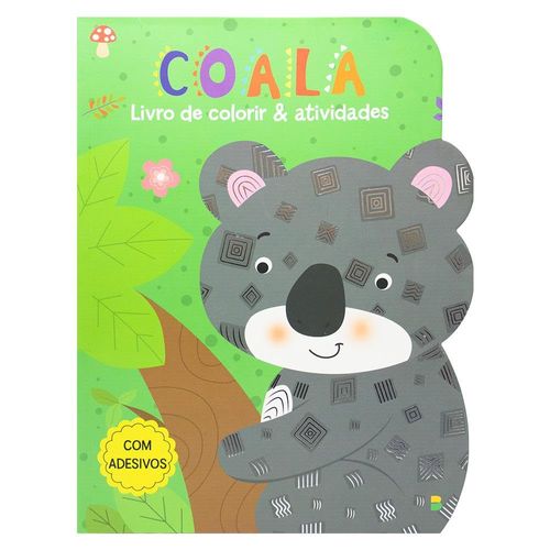 livro de colorir & atividades: coala