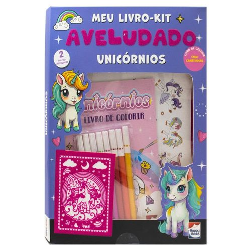 meu livro aveludado: unicórnios