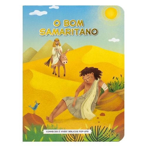 conhecer é viver - o bom samaritano - bíblicos pop-ups