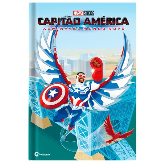 livro de histórias capa dura capitão américa - sam wilson livro de histórias capa dura capitão américa - sam wilson