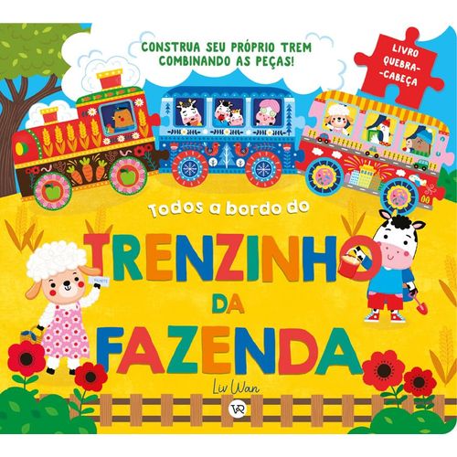 todos a bordo do trenzinho da fazenda