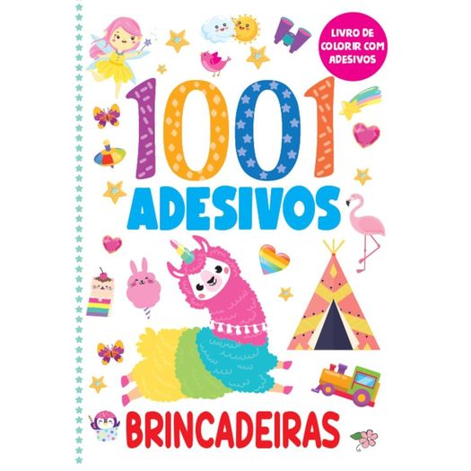 livro de colorir com adesivos - 1001 adesivos - brincadeiras livro de colorir com adesivos - 1001 adesivos - brincadeiras