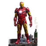 iron man unleashed deluxe - marvel comics - art scale 1/10 - iron studios
