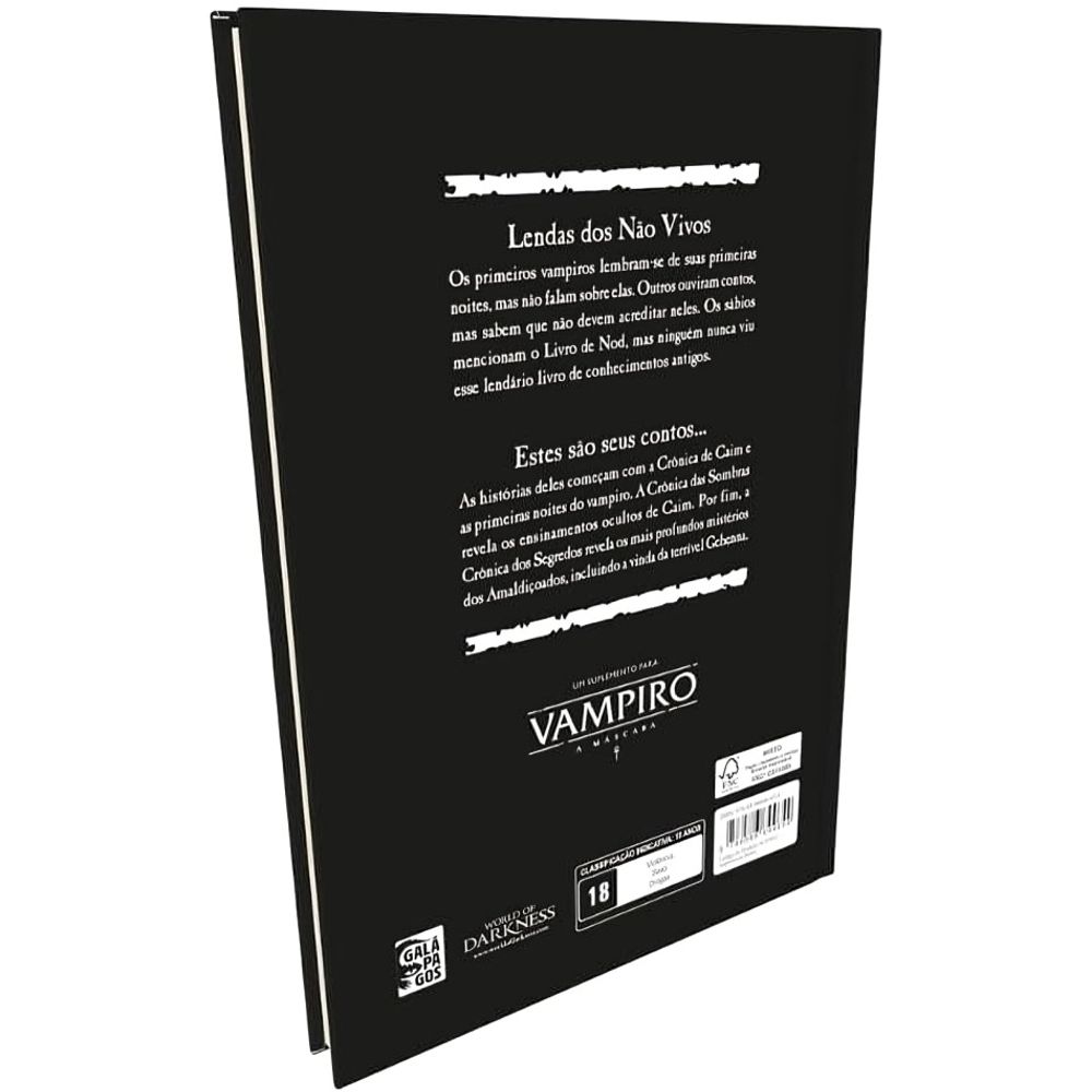 Vampiro: A Máscara - O Livro De Nod - Galápagos - Livrarias Curitiba