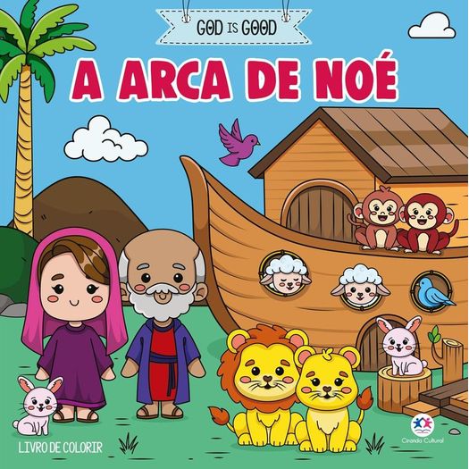 a arca de noé - livro de colorir