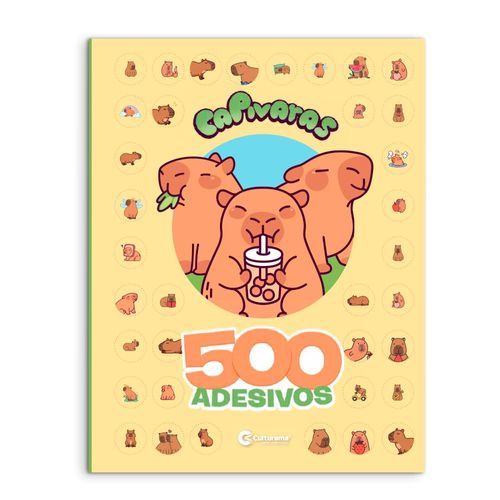 500 adesivos capivaras