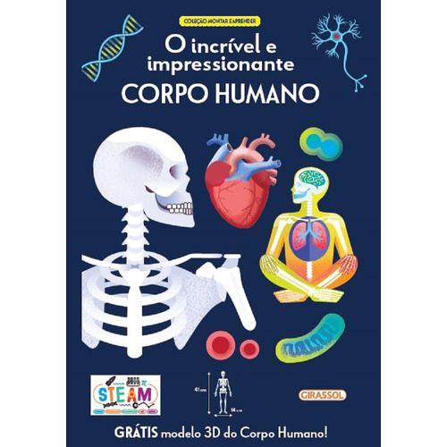 montar e aprender: o incrível e impressionante corpo humano