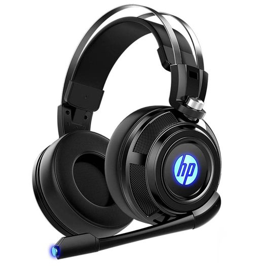 fone com microfone gamer 1 p2+usb (h200) led preto - hp fone com microfone gamer 1 p2+usb (h200) led preto - hp
