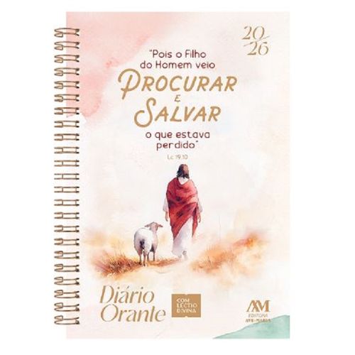 diario orante com lectio divina 2026 - jesus o bom pastor