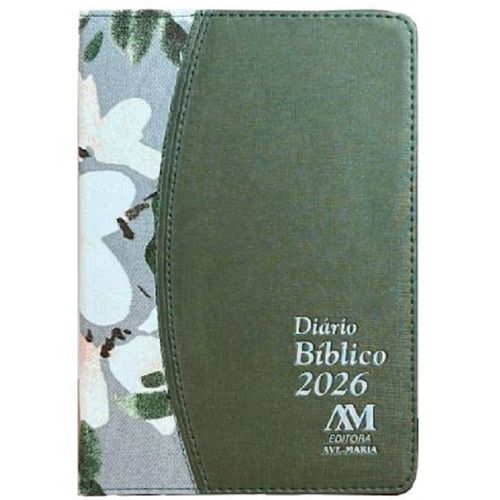 diario biblico 2026 - luxo verde floral