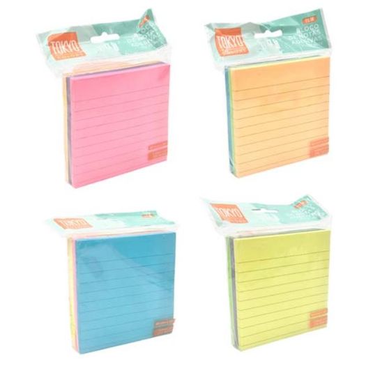 bloco adesivo memo pautado multicor bloco adesivo memo pautado multicor