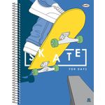 caderno universitário 12x1 192 folhas bom d+ masculino