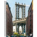 caderno universitário 12x1 240 folhas freedom