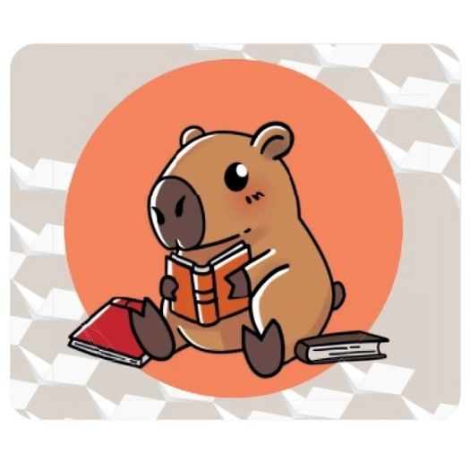 mousepad retangular - capivara (sortido) - reliza mousepad retangular - capivara (sortido) - reliza