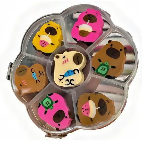 borracha-capivara-mini-diversos-modelos-7-unidades