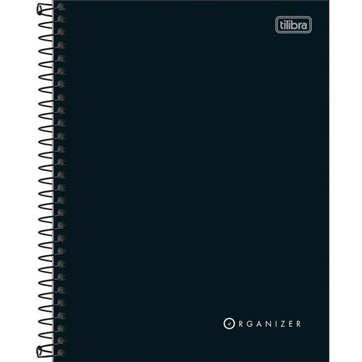caderno colegial 1x1 80 folhas organizer preto caderno colegial 1x1 80 folhas organizer preto